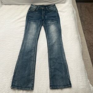 Blue SHEIN bootcut jeans